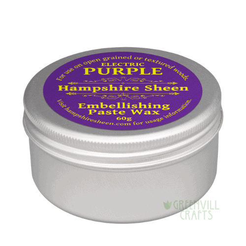 Electric Purple Embellishing Wax - Hampshire Sheen - UK Pen Blanks