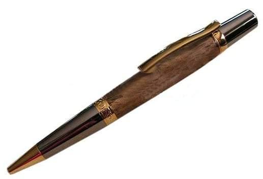 Cerra Elegant Beauty Pen Kit - Gold & Gunmetal - UK Pen Blanks