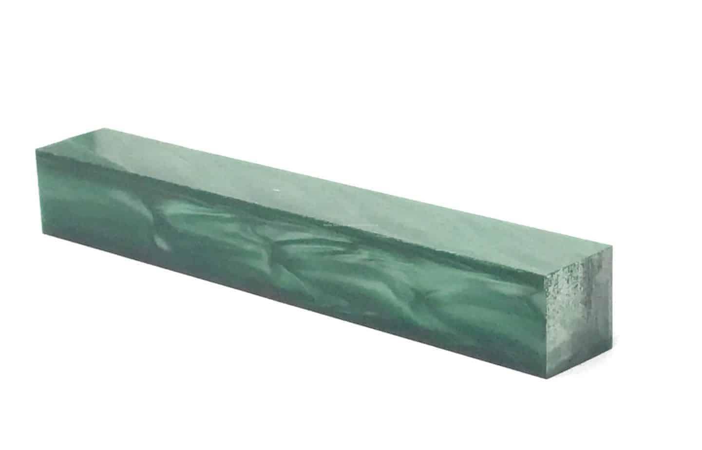 Green Pearl - Acrylic Kirinite Pen Blank - UK Pen Blanks