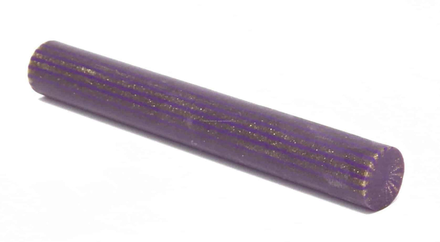 Purple / Gold - Polyester Pen Blank Rod - UK Pen Blanks