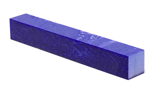 Deep Blue Ice - Acrylic Kirinite Pen Blank - UK Pen Blanks