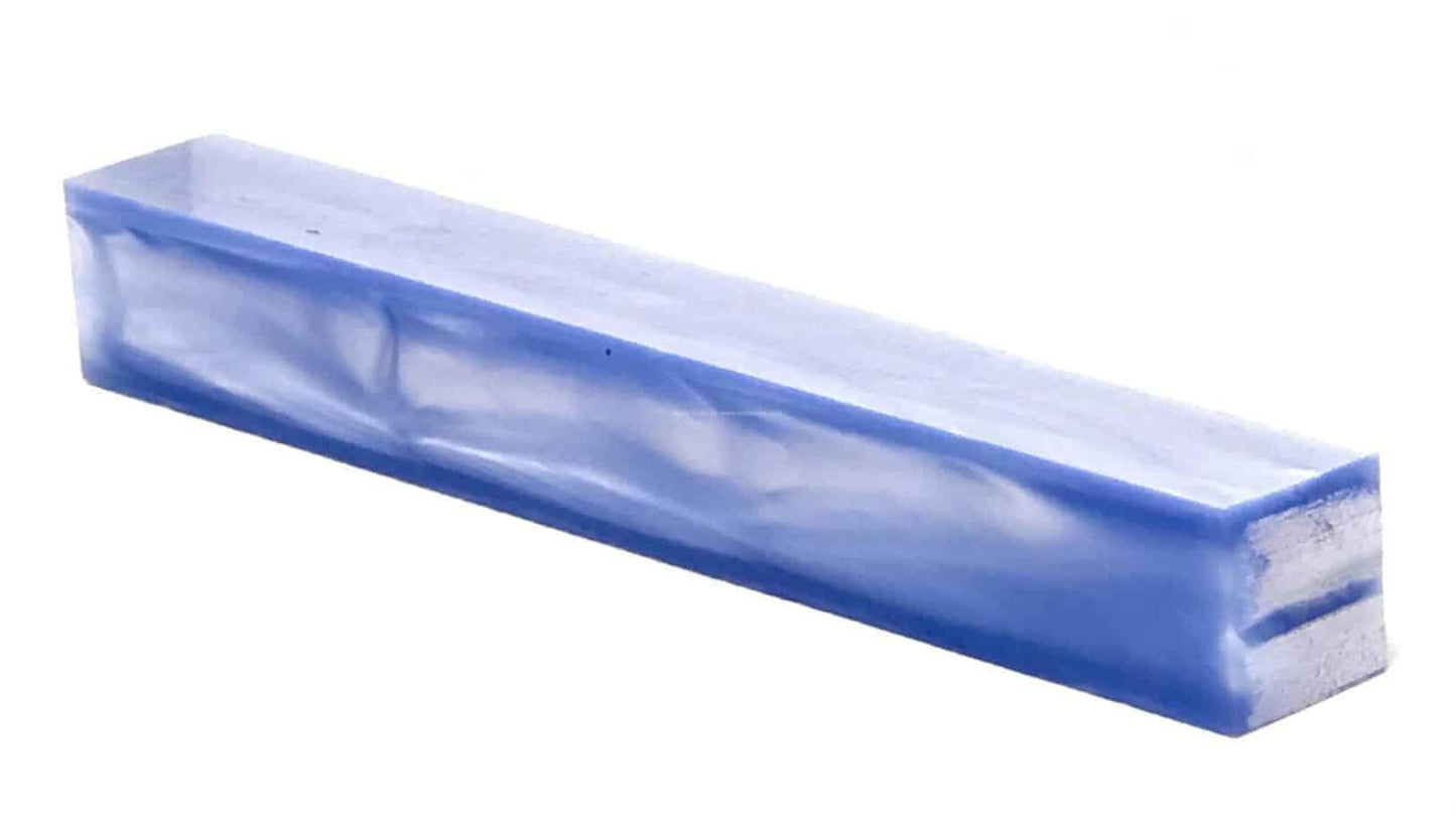 Sky Blue Pearl - Acrylic Kirinite Pen Blank - UK Pen Blanks