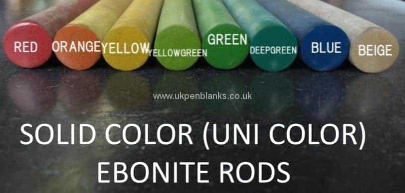 Mottle Coloured Ebonite Pen Blanks - UK Pen Blanks