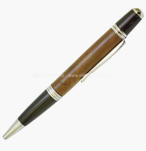 Cerra  Pen Kit - Chrome & Black - UK Pen Blanks
