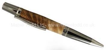Cerra Elegant Beauty Pen Kit - Chrome & Gunmetal - UK Pen Blanks