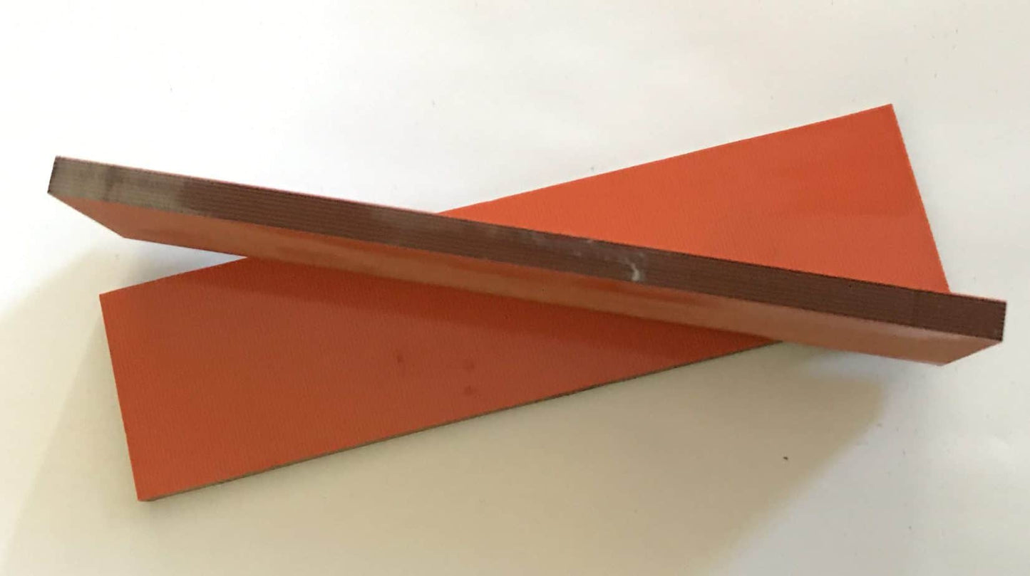 G10 Knife Scales - Tiger Orange - Set of 2 Greenvill Crafts