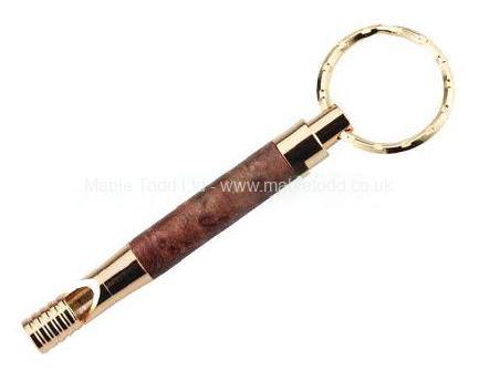 Gold key chain whistle kit - UK Pen Blanks