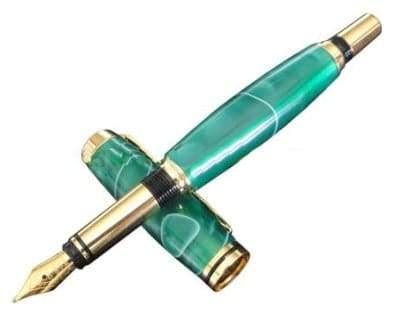 Gold Jr Gent Fountain Pen Kit (upgraded version) - UK Pen Blanks
