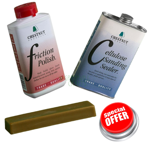 WOODTURNERS GLOSS FINISHING KIT FROM CHESTNUT PRODUCTS