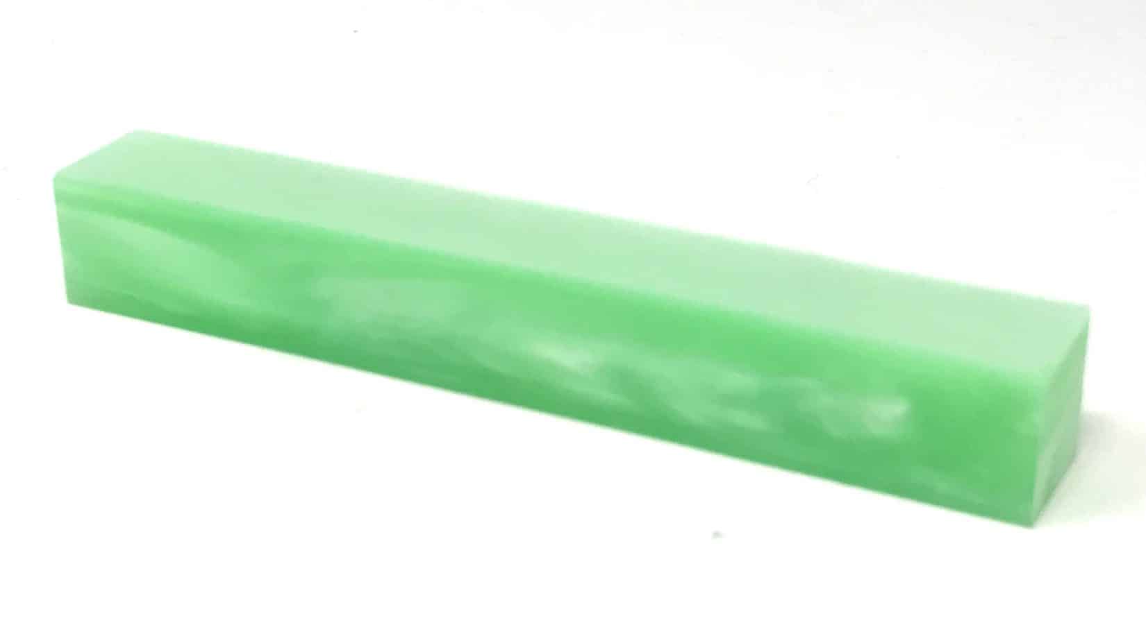 Key Lime Pearl - Acrylic Kirinite Pen Blank - UK Pen Blanks