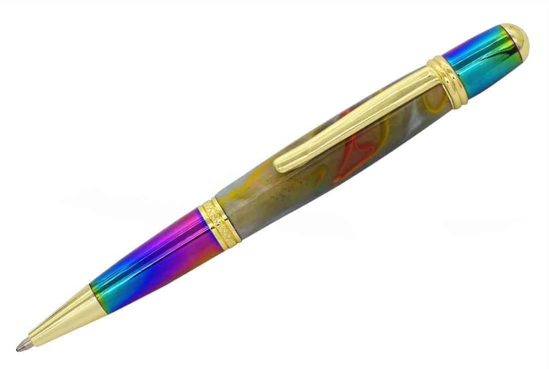 Gold & Multi colour Cerra Pen Kit - UK Pen Blanks