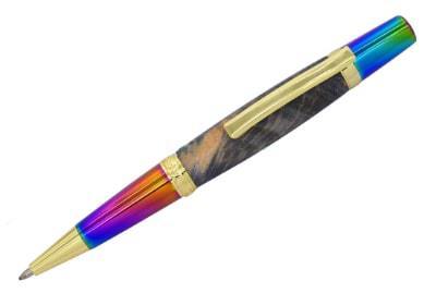 Gold & Multicolour Elegant Beauty Cerra Pen Kit - UK Pen Blanks