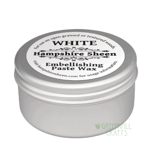 White Embellishing Wax - Hampshire Sheen - UK Pen Blanks